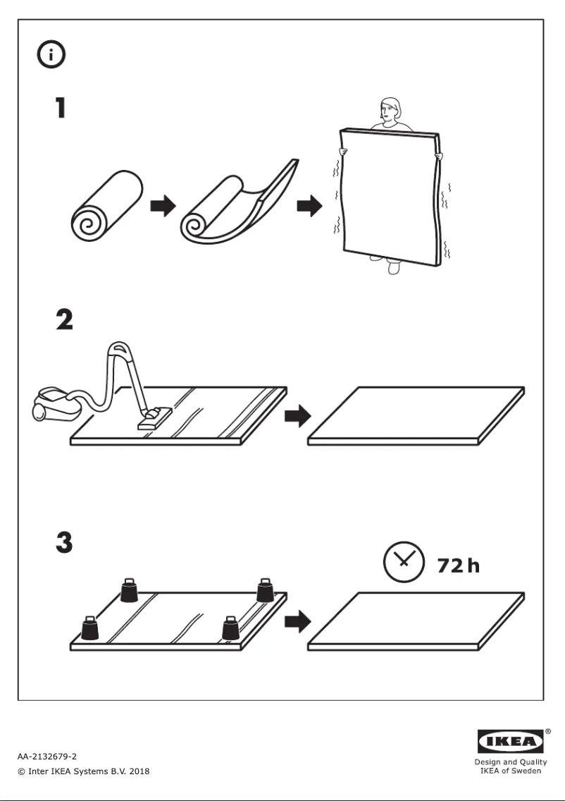 Page 1 de la notice Manuel utilisateur Ikea STOENSE 805.560.19