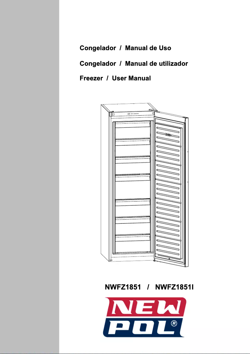 Page 1 de la notice Manuel utilisateur New Pol NWFZ1851