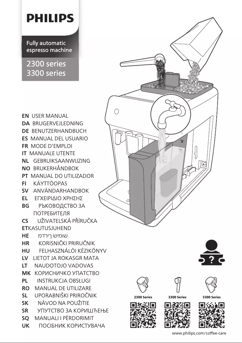Page n°1 - Manuel utilisateur Philips Series 2300 EP2336