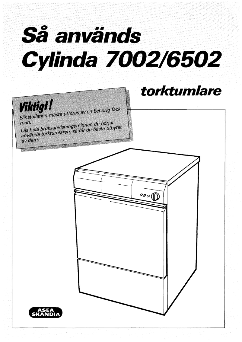 Page 1 de la notice Manuel utilisateur Cylinda 6502