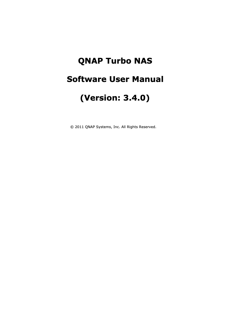 Page 1 de la notice Manuel utilisateur QNAP TS-459 Pro II TurboNAS