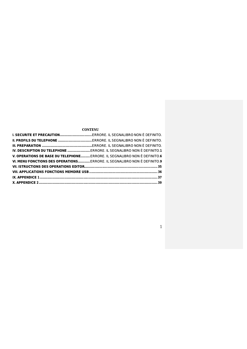 Page n°1 - Manuel utilisateur ITT Dual 97