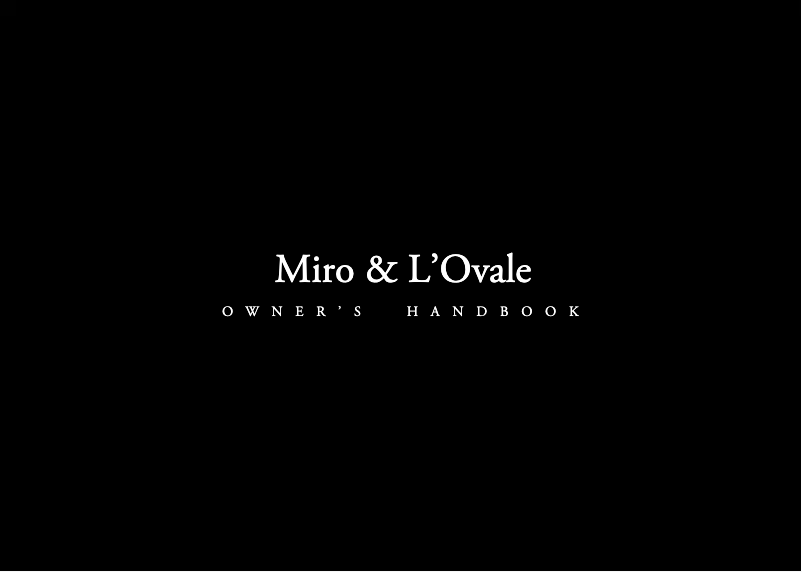 Image de la première page du manuel de l'appareil T9 LOvale