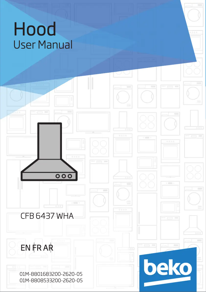 Image de la première page du manuel de l'appareil CFB 6437 WHA