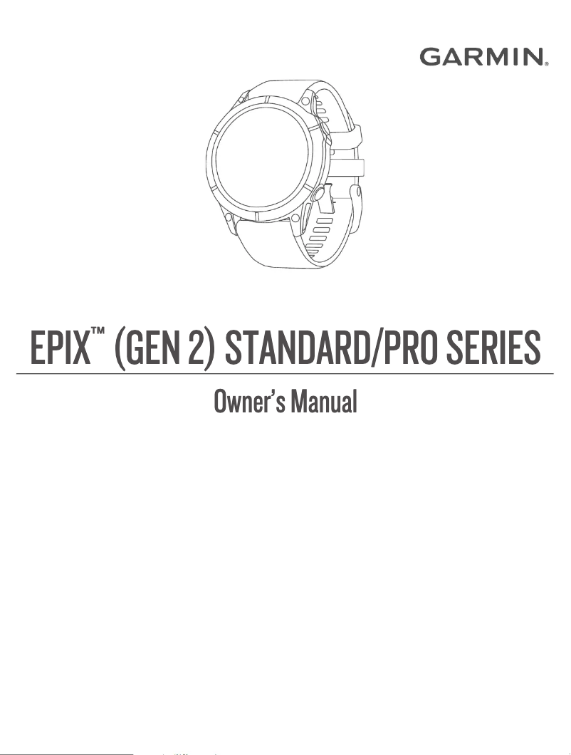 Page n°1 - Manuel utilisateur Garmin epix