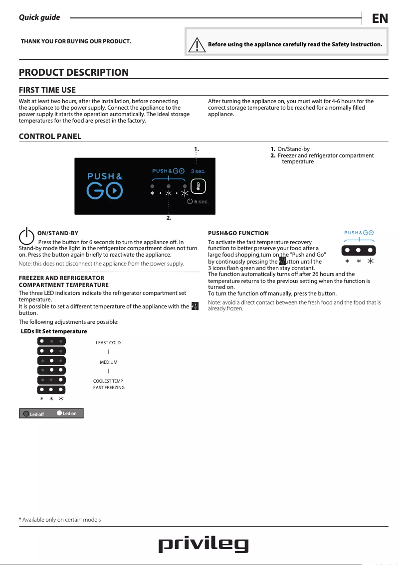 Image de la première page du manuel de l'appareil PCITN 18S2