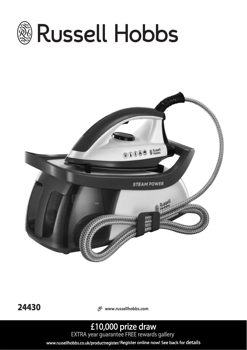 Page 1 de la notice Manuel utilisateur Russell Hobbs Steam Power 24430