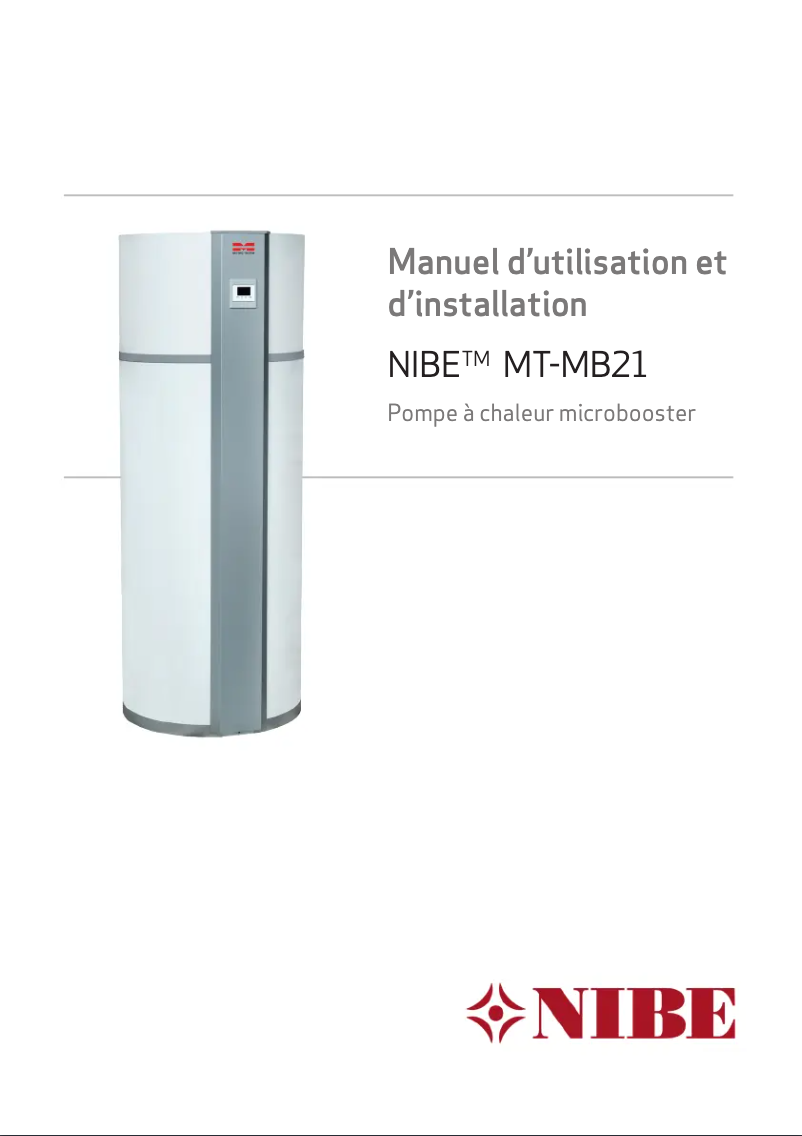 Image de la première page du manuel de l'appareil MT-MB