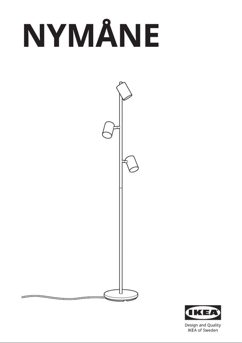 Image de la première page du manuel de l'appareil NYMÅNE 904.554.87