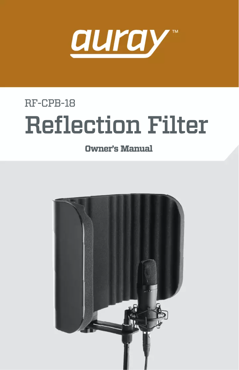 Image de la première page du manuel de l'appareil RF-CPB-18