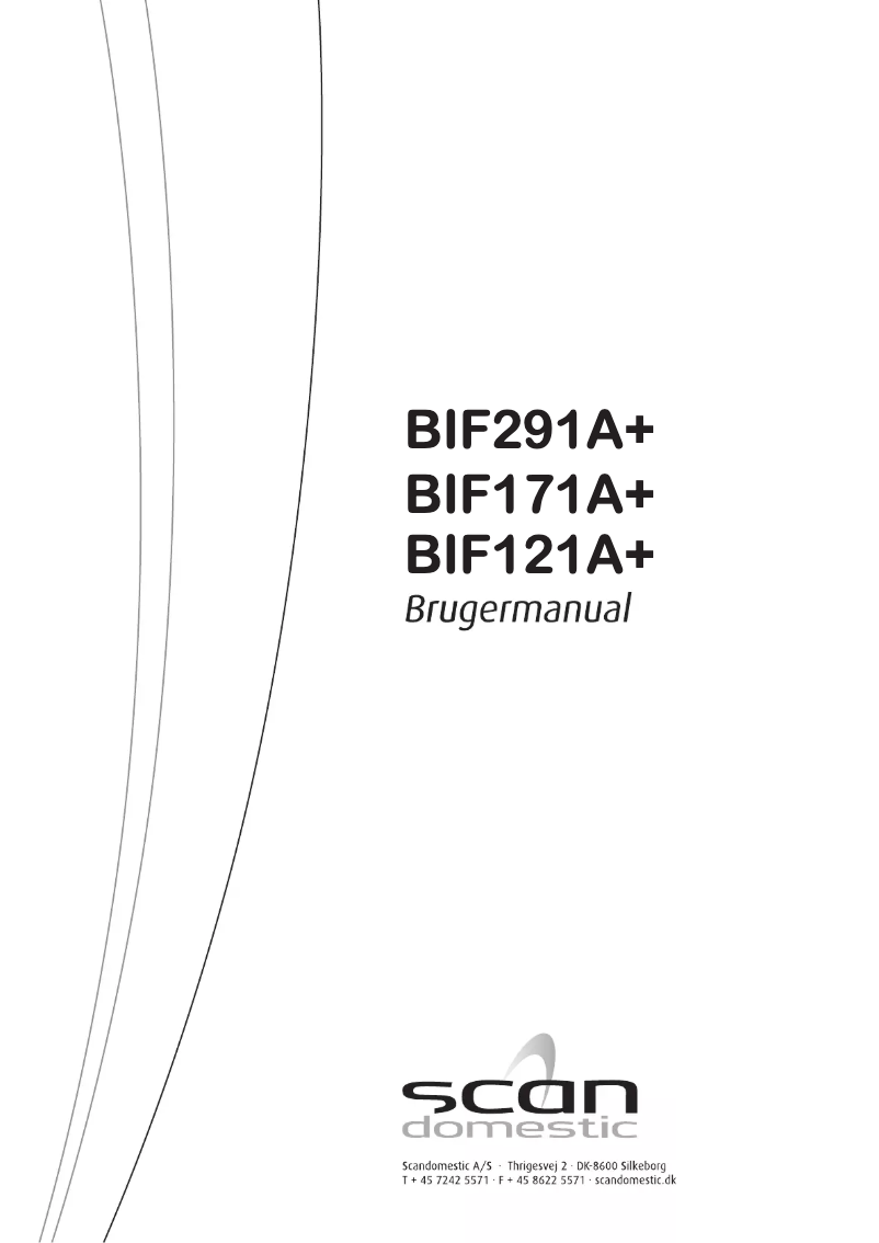 Imagen de la primera página del manual del dispositivo BIF 121
