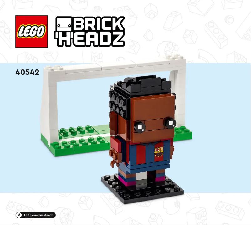 Page n°1 - Manuel utilisateur Lego Brickheadz 40542