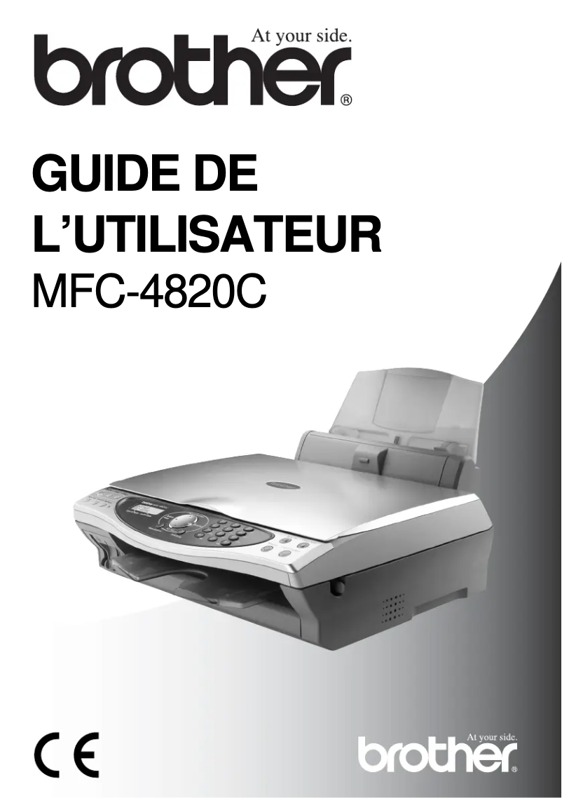 Page n°1 - Manuel utilisateur Brother MFC-4820C