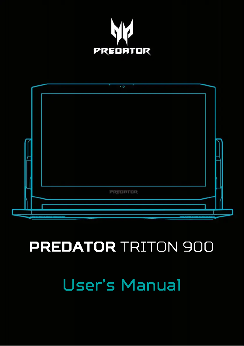 Página 1 del manual Manual de usuario Acer Predator Triton 900