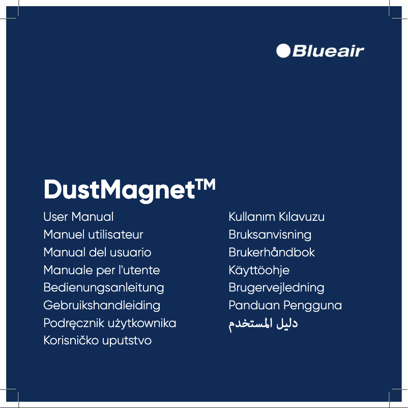 Page n°1 - Manuel utilisateur Blueair DustMagnet 5240i