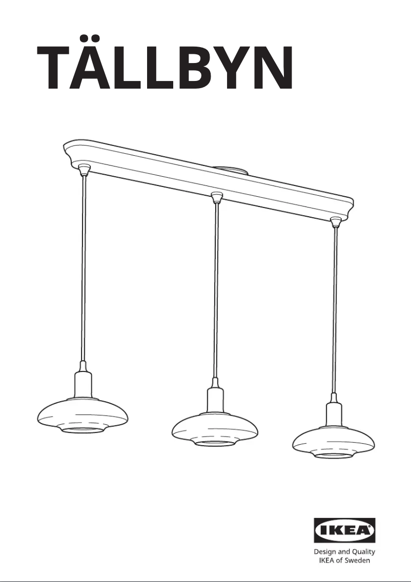 Image de la première page du manuel de l'appareil TÄLLBYN 404.898.47