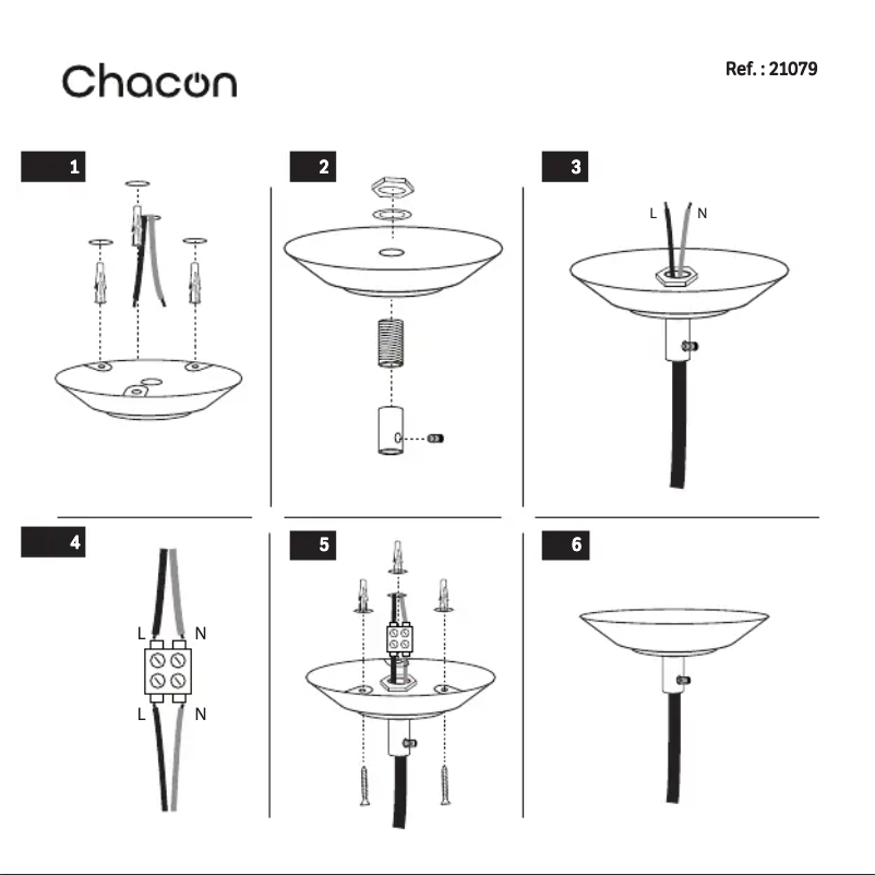 Page 1 de la notice Manuel utilisateur Chacon 21079