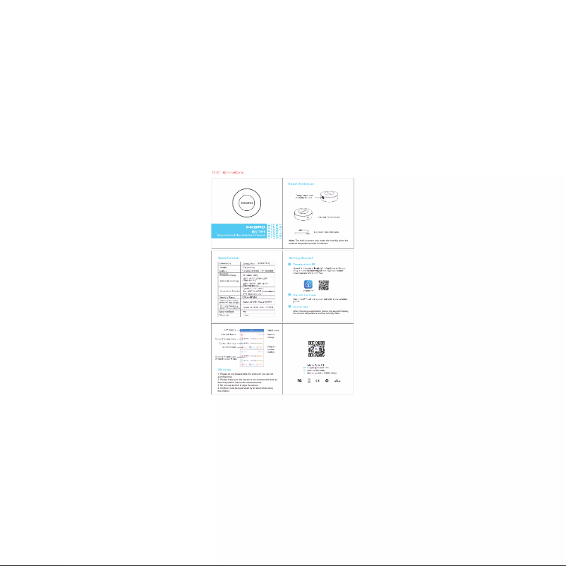 Image de la première page du manuel de l'appareil IBS-TH1