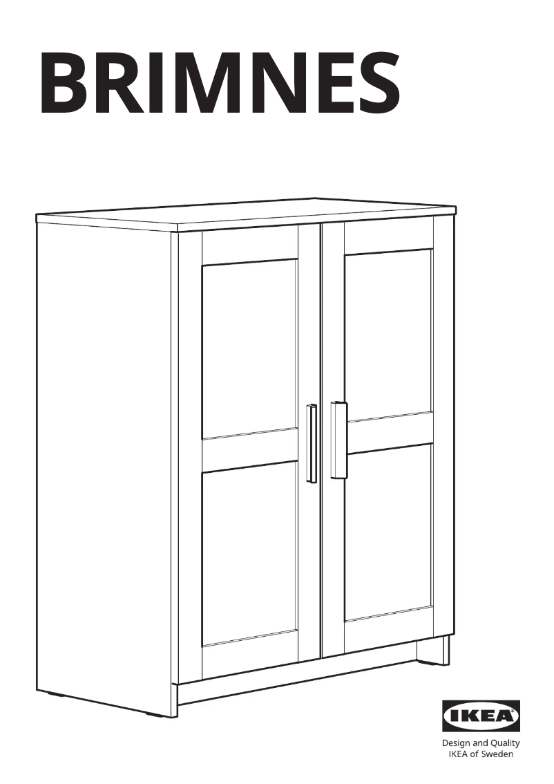 Imagen de la primera página del manual del dispositivo BRIMNES 203.518.60