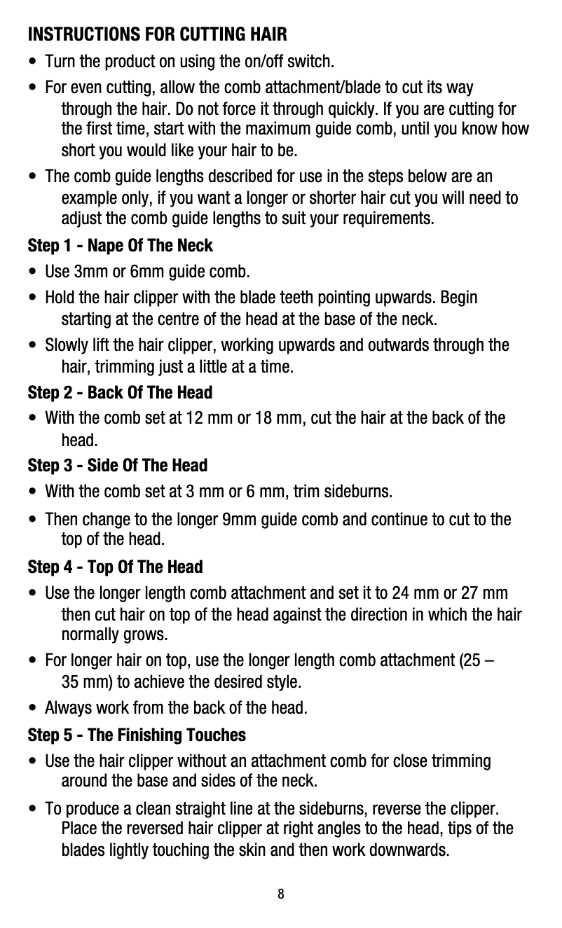 Image de la première page du manuel de l'appareil X5 Power-X Series HC5001AU