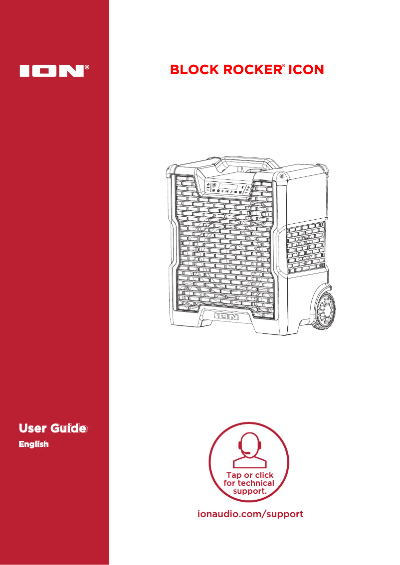 Page n°1 - Manuel utilisateur ION Block Rocker Icon