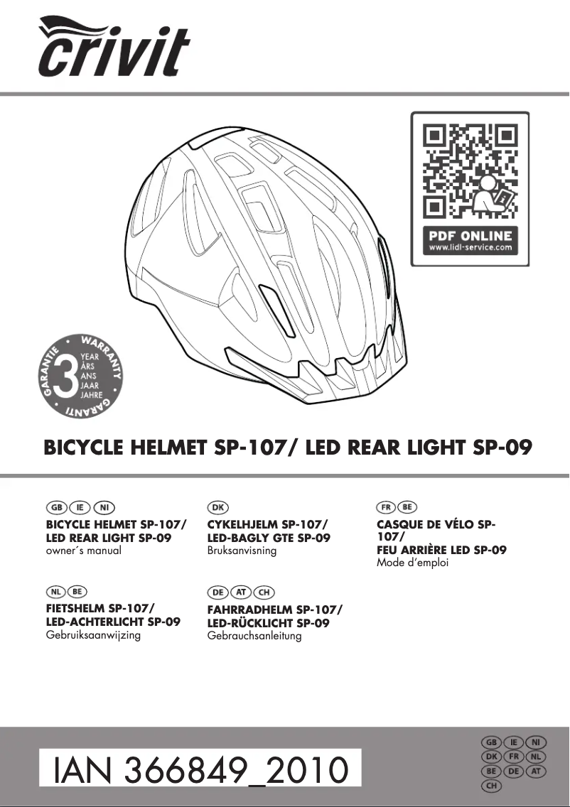 Image de la première page du manuel de l'appareil IAN 366849