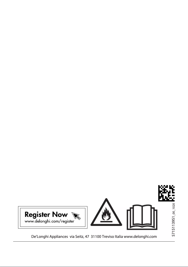 Page 1 de la notice Manuel utilisateur DeLonghi Pinguino PAC EM82