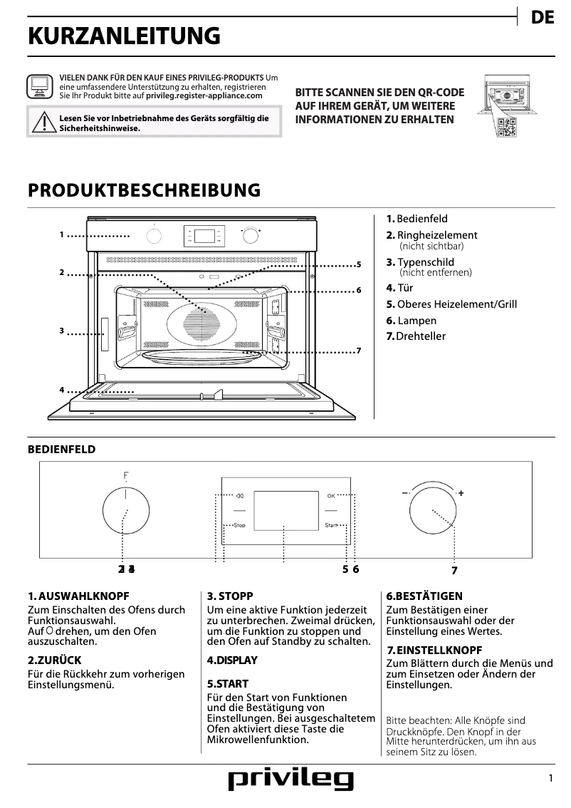 Image de la première page du manuel de l'appareil PMPK3 4545 IN