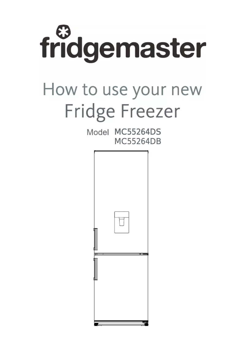 Page n°1 - Manuel utilisateur Fridgemaster MC55264DB