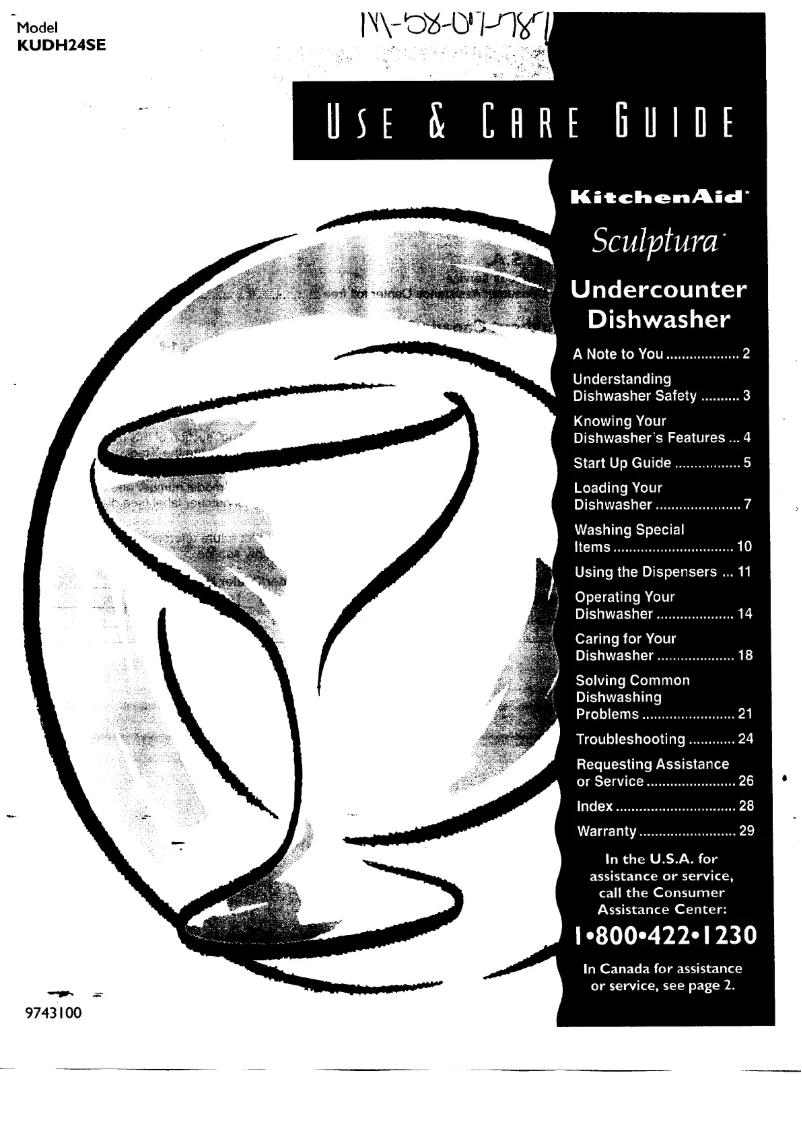 Image de la première page du manuel de l'appareil KUDH24SE