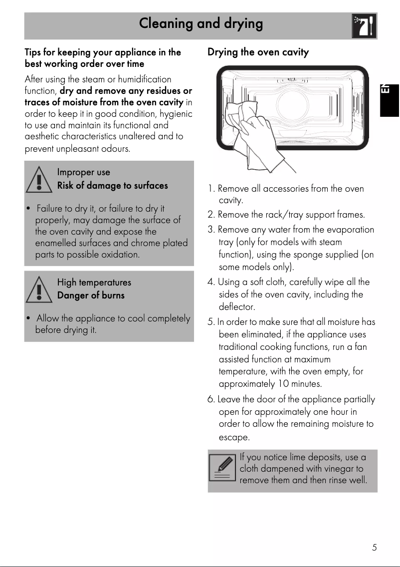 Page n°1 - Manuel utilisateur Smeg SFA4303VCPX