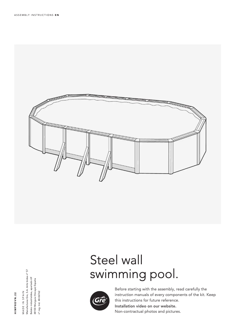 Imagen de la primera página del manual del dispositivo KIT500N