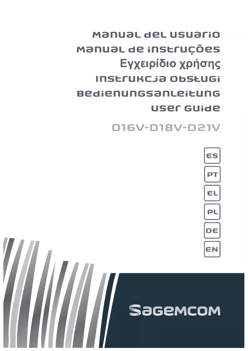 Page 1 de la notice Manuel utilisateur Sagem D21V