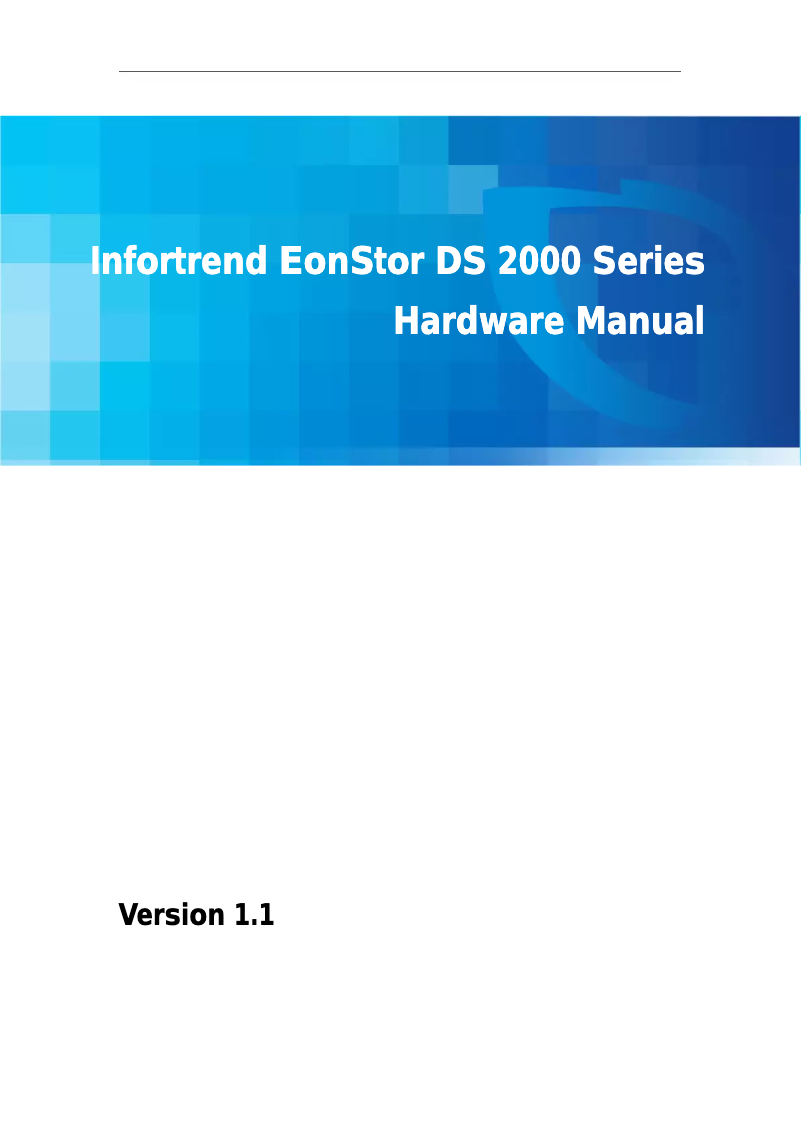Página 1 del manual Manual de usuario Infortrend ESDS 2012