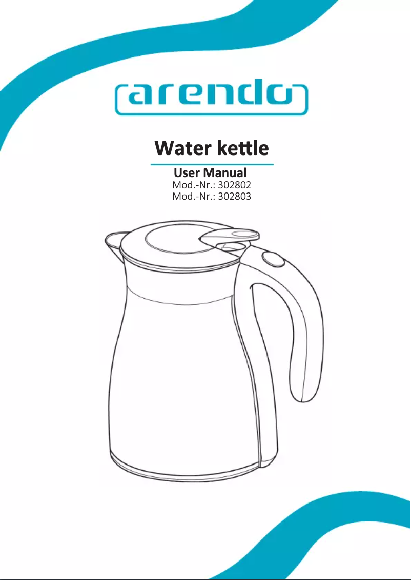 Page 1 de la notice Manuel utilisateur Arendo 302802