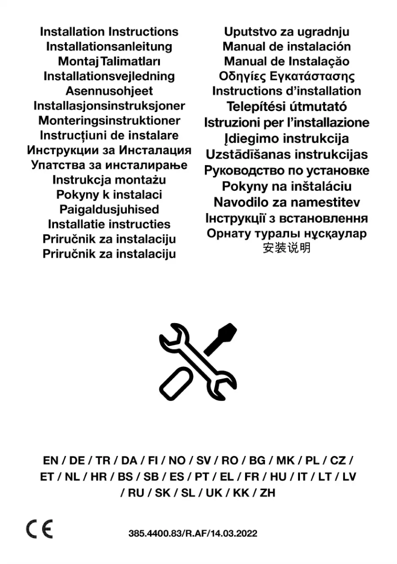 Page 1 de la notice Instructions / montage Beko BBIM113N0X