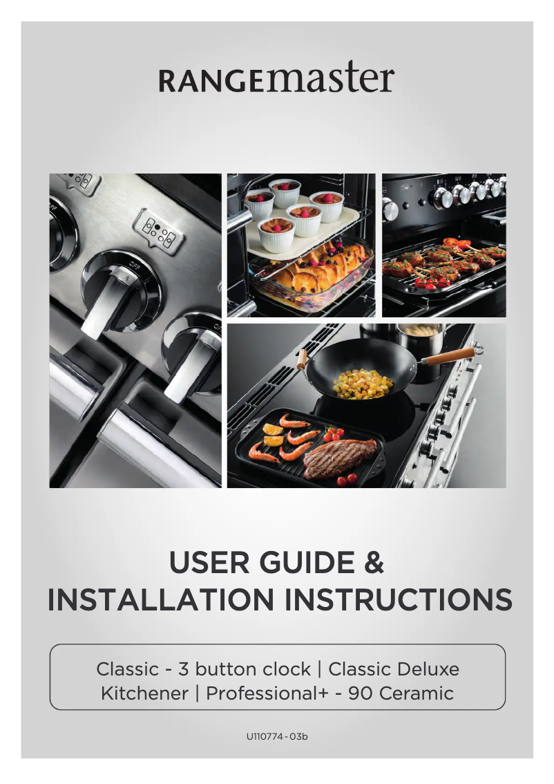 Page n°1 - Manuel utilisateur Rangemaster Classic Deluxe 90 Ceramic