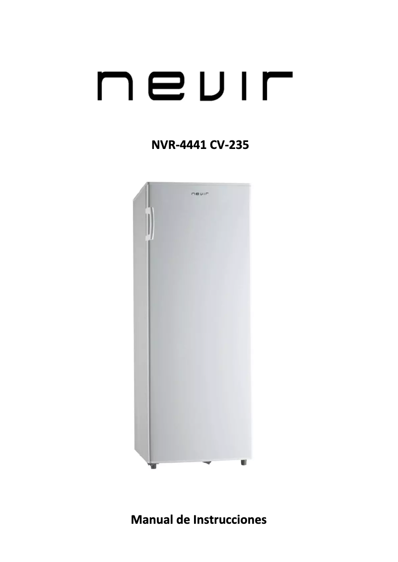 Image de la première page du manuel de l'appareil NVR-4441 CV-235