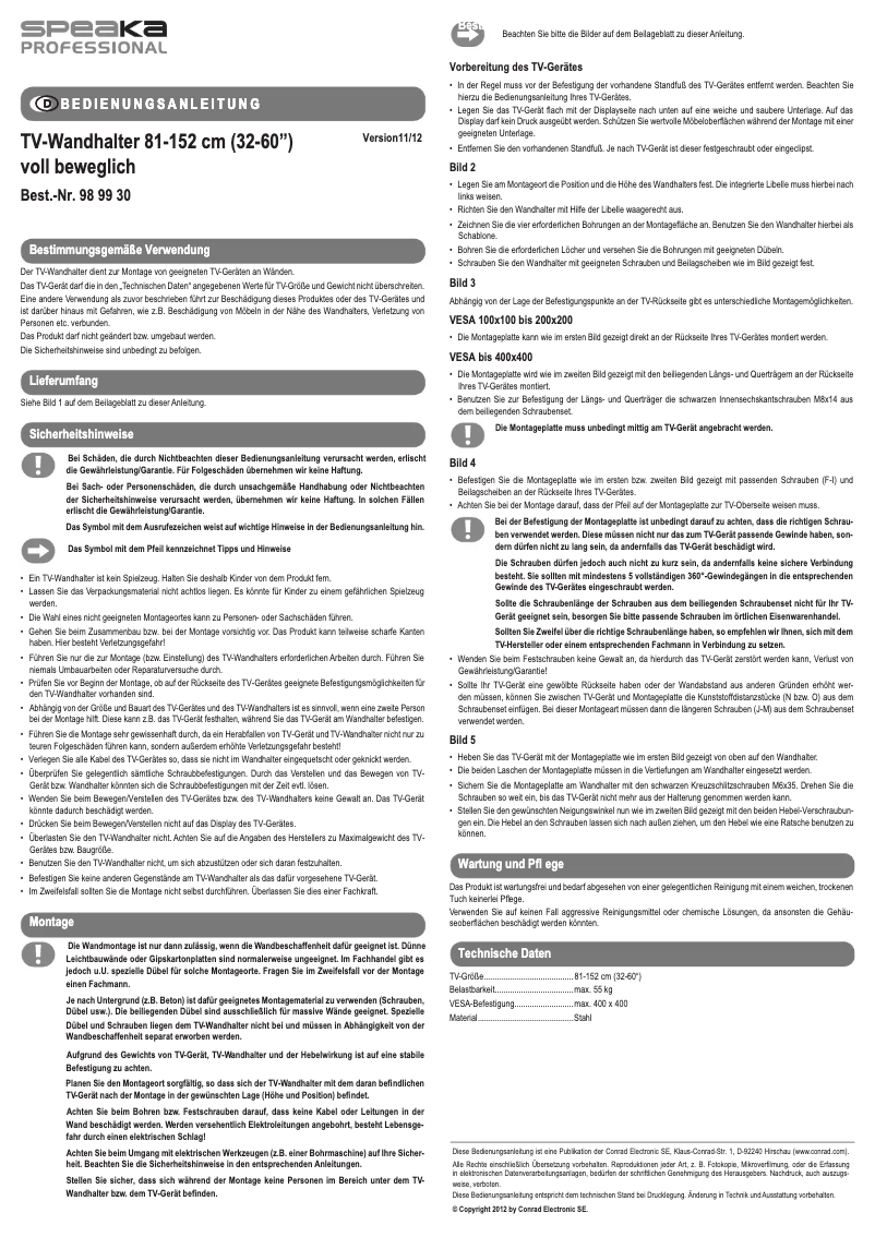 Image de la première page du manuel de l'appareil 989930