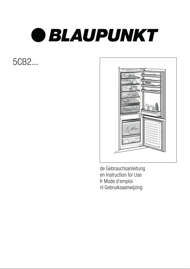 Page 1 de la notice Mode d'emploi Blaupunkt 5CB27730