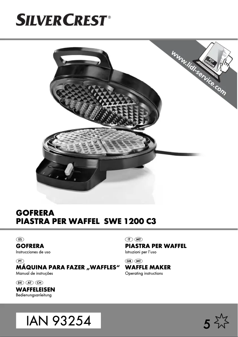 Page 1 de la notice Manuel utilisateur SilverCrest SBW 1000 A2
