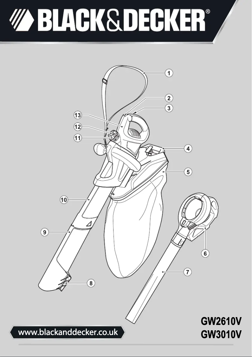 Image de la première page du manuel de l'appareil GW3010V