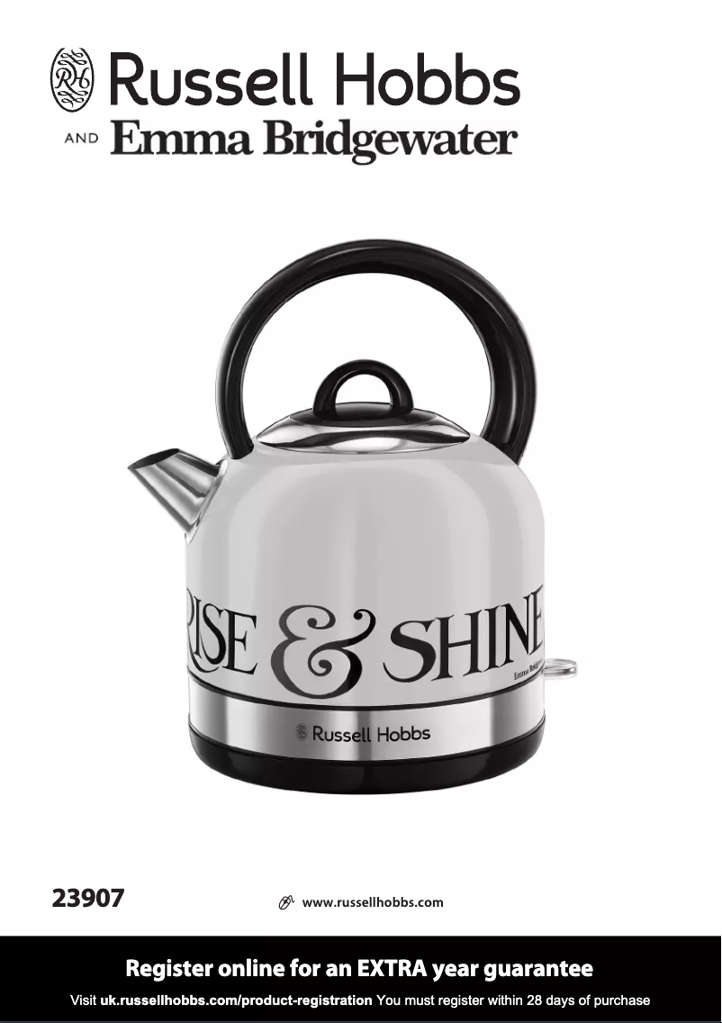 Image de la première page du manuel de l'appareil Emma Bridgewater 23907