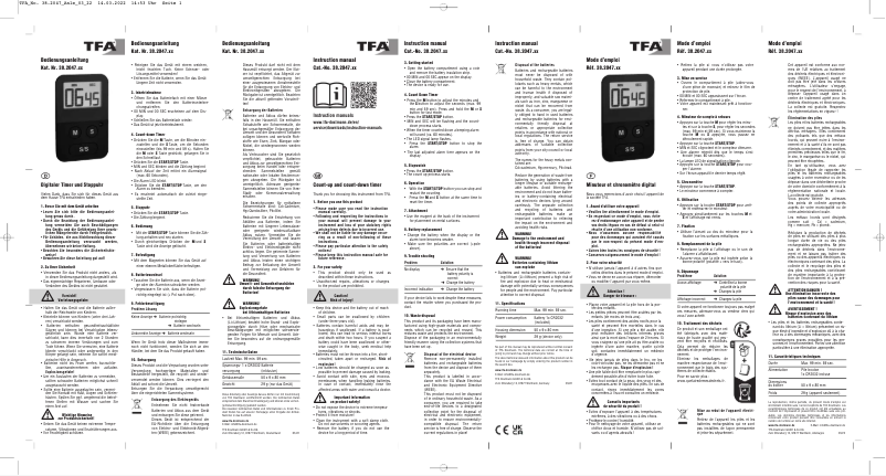 Página 1 del manual Manual de usuario TFA 38.2047.01