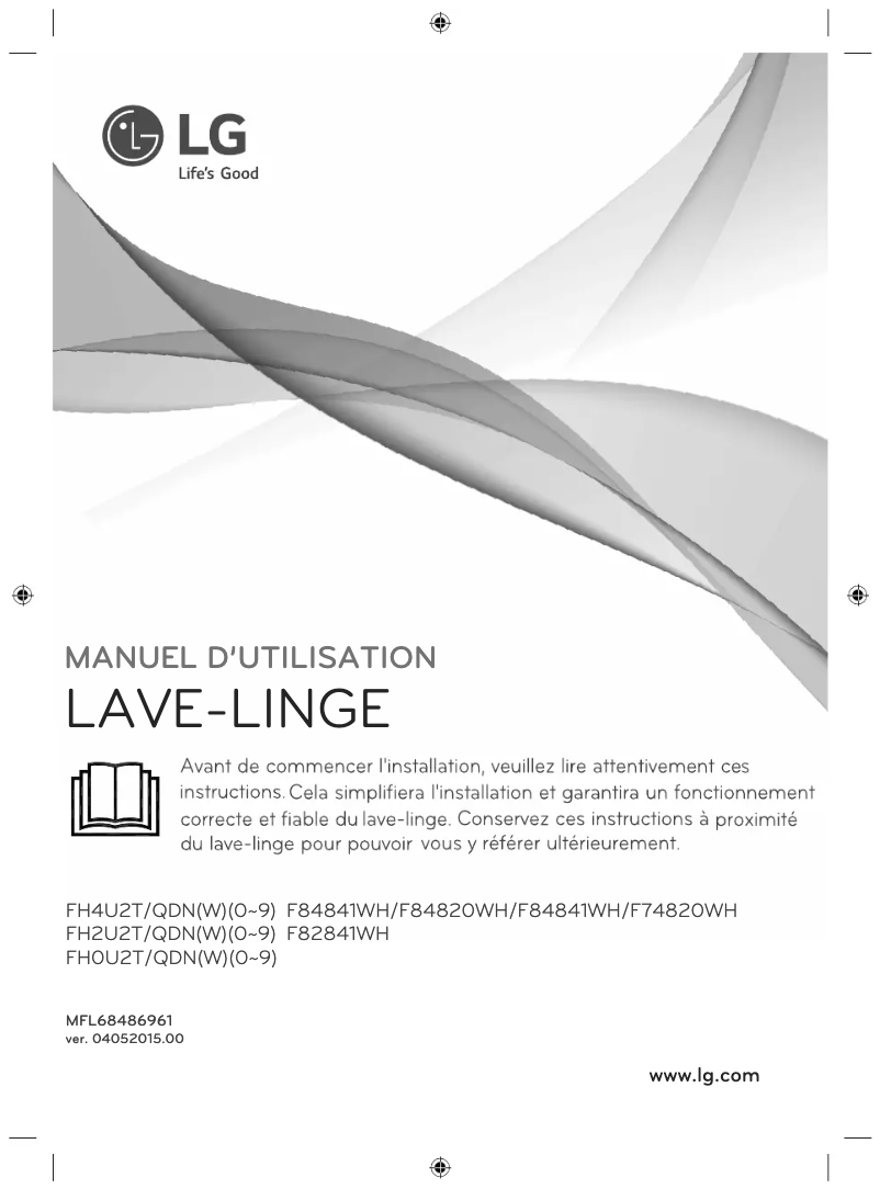 Page n°1 - Manuel utilisateur LG F74820WH