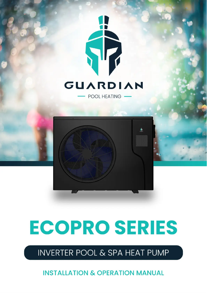 Page 1 de la notice Manuel utilisateur Guardian Eco Pro GE-20