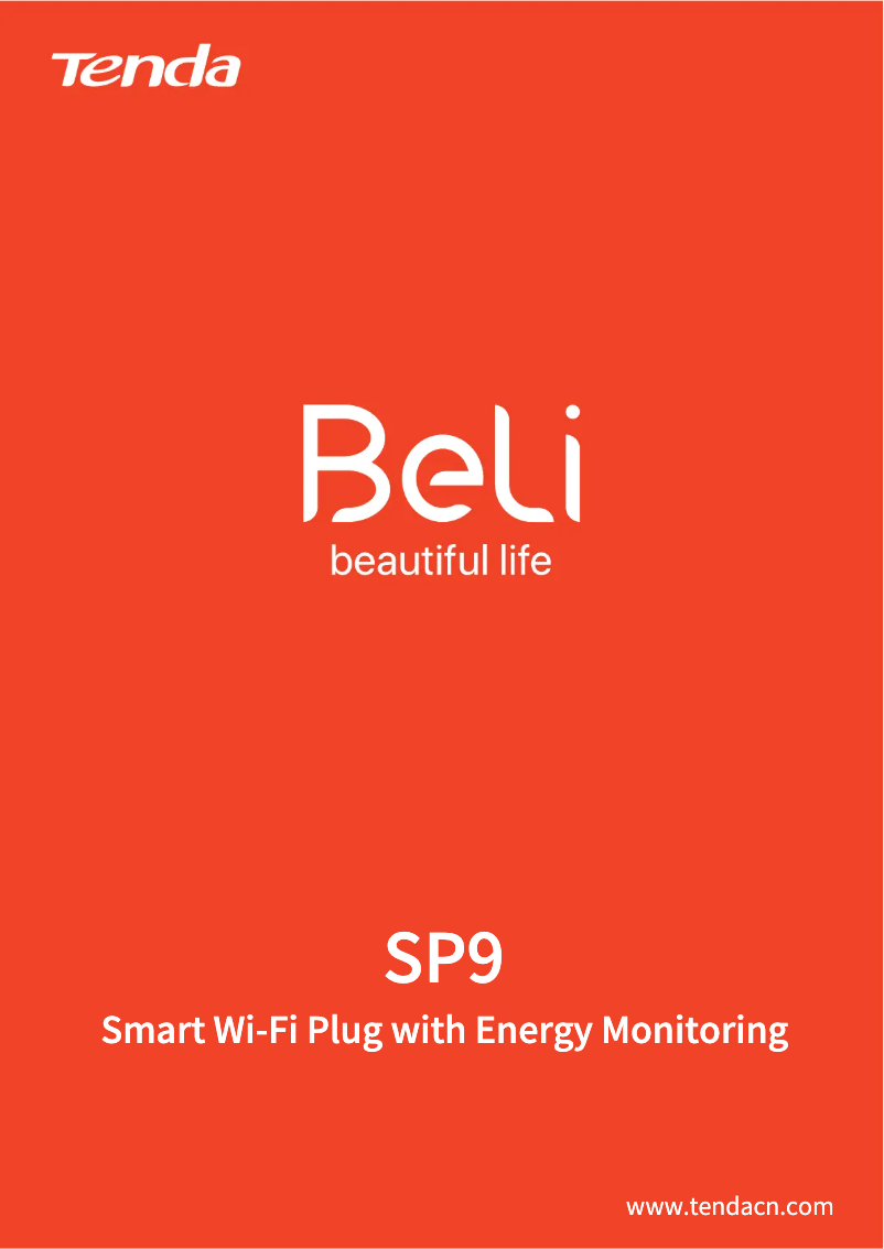 Página 1 del manual Manual de usuario Tenda SP9