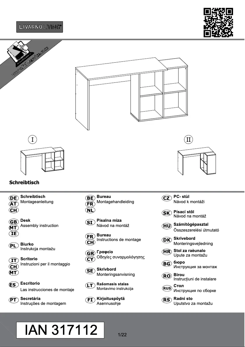 Image de la première page du manuel de l'appareil IAN 317112