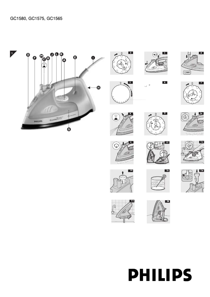 Image de la première page du manuel de l'appareil GC1850