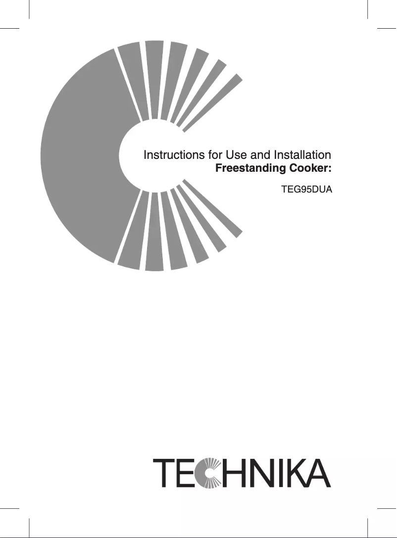 Page n°1 - Manuel utilisateur Technika TEG95DUA